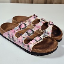 Birkenstock Papillio Florida Sandals Womens 37 US 6-6.5 Pixel Rose Narrow - $44.50