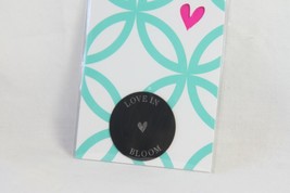 Origami Owl Large Plate (New) Love In Bloom - Black Insp Plate (IPB7101) - £11.43 GBP