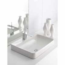 Kohler K-2660-1-0 Vitreous China Above Counter Rectangular Bathroom Sink... - $292.84