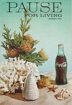 Pause for Living Summer 1969 Vintage Coca Cola Booklet Party Pronto Cont... - $7.91