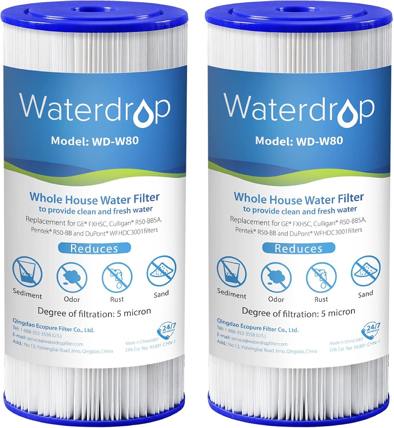 Waterdrop Fxhsc Whole House Water Filter, Replacement For Ge® Fxhsc,, Pa... - $32.02