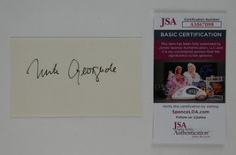 Nick Georgiade Signed 3x5 Index Card Autographed The Untouchables JSA COA - £77.84 GBP