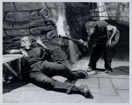 Frankenstein 1931 Boris Karloff chained Dwight Frye taunts with fire 8x10 photo - £7.43 GBP