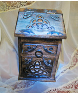 HAUNTED CABINET ALIGN CHARGE CLEANSE SCHOLARS TRIQUETRA CABINET MAGICK  - £95.63 GBP