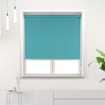 Red grapes Teal roller window shade 100% blackout 46&quot;x72” ~NEW~ - $987.91 MXN