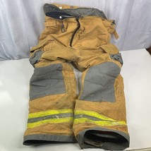 Firefighter Janesville Lion Apparel Turnout Bunker Pants Size 36 XL Brown - $65.09
