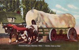 Kearney Nebraska Coperto Vagone ~ Dorato Gate O Busto ~ Dove Il West Inizia - $8.57