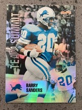 1995 Score Summit Team Summit Barry Sanders  Insert Card - Detroit Lions HOF - £6.11 GBP