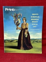 PRINT Graphic Design Magazine Mar Apr VTG 1997 Annual Europe Regional M Ventura - £13.20 GBP