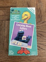 Sesame Street Learning About Letters VHS - £17.81 GBP