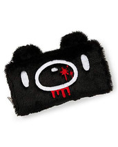 Gloomy Bear Black Faux Fur 3D Wallet - Gloomy Bear - $49.99
