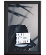 BNV Aluminum Front Load Snap Poster/Picture Frame, Black, 11x17 Inches - $344.68 MXN
