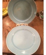 PRIMAGERA DINNER PLATE 11.5 &quot; TURQUOISE LARGE PLATE - $18.75