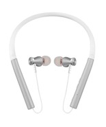 MS-800 Magnetic Neckband Wireless Bluetooth Sport Headset SILVER - £7.42 GBP