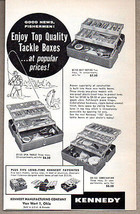 1957 Vintage Ad Kennedy Top Quality Fishing Tackle Boxes Van Wert,Ohio - $9.28