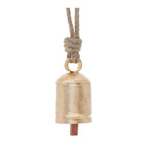 Gold Metal Bell Ornament (Set of 6) - $1,072.95 MXN