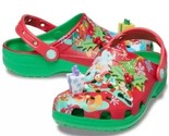 Crocs Disney Parks 2023 Christmas Holiday Mickey &amp; Friends Clogs Kids Si... - £48.55 GBP