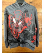 Youth Marvel Spiderman Gray Hoodie Sweatshirt Size 8 Hooded Spidey - $239.84 MXN