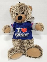 Pre Owned I Love Fun Plaza Myrtle Beach SC Brown Bear Good Stuff Plush 13&quot; - £6.17 GBP