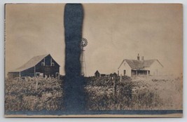 Ashton IL Farm and Barn from Window Nelson Family Schmidt Lauren IA Postcard A27 - £11.15 GBP