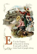 E is for Engine - Art Print - £17.37 GBP+