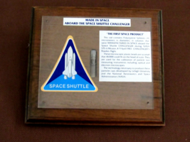 STS-6 Space Shuttle Challenger Made Aboard Polystyrene Spheres Ltd Ed # 2633 - £197.79 GBP