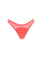 L&#39;agent By Agent Provocateur Womens Thongs Animal Print Lace Orange Size S - £33.62 GBP