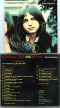 Emerson . Lake And Palmer  - Impressions ( 2 CD SET ) ( Live in Buffalo . NY . U - £24.37 GBP