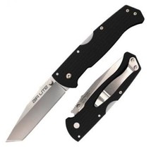 Cold Steel Air Lite Tanto Point Folding Knife Black 3.5in Blade Belt Clip - $75.99