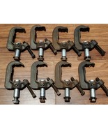 Lot of 8  Stage Heavy Duty Pipe C Clamp Cast Iron Japan Like Altman - $97.99