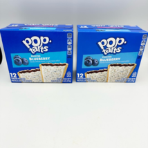 Frosted Blueberry Pop Tarts 2 Boxes of 12 Pastries 24 total - £20.77 GBP