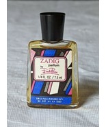Vintage ZADIG Parfum Emilio Pucci Perfume 1/4 oz 7.5 ml Bottle No Box - £13.26 GBP