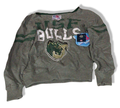 E5 College Classics South Florida Bulls Grey Pullover Crewneck Sweatshirt (M) - £15.78 GBP