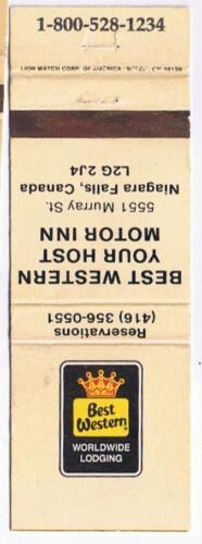 New York Matchbook Cover Utica Best Western Gateway Motor Inn - $1.97
