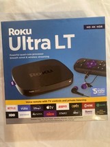 2020 Roku Ultra LT HD 4K HDR Media Streamer 4662RW With Voice Remote Pre-Owned - £41.14 GBP