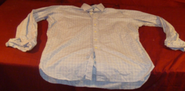 POLO RALPH LAUREN REGENT CLASSIC FIT BLUE WHITE PLAID LONG SLEEVE BUTTON... - $284.97 MXN