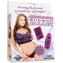 Pipedream Remote-Controlled Waterproof Bullet Vibrator Purple - £32.98 GBP
