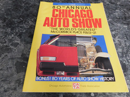 Chicago Auto Show 80th Annual 1988 Collectors Program - $2.99