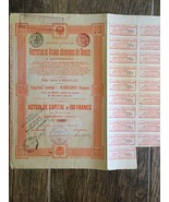 Antiguo billete vintage de bonos de oligación de Bélgica 1914 - $20.80 CAD