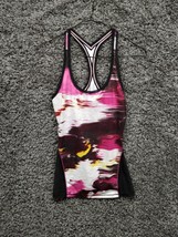 Lululemon Athletic Tank Top Women XS Pink Black Racerback Athleisure Gym... - £21.89 GBP