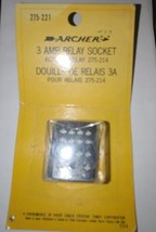 Archer 275-221 3 Amp Relay Socket (NOS) Radio Shack - $4.89