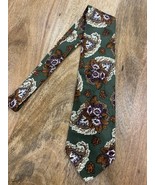 Christian Dior Monsieur 100% Silk Neck Tie Fall Themed Flowers &amp; Leaves - €21,23 EUR