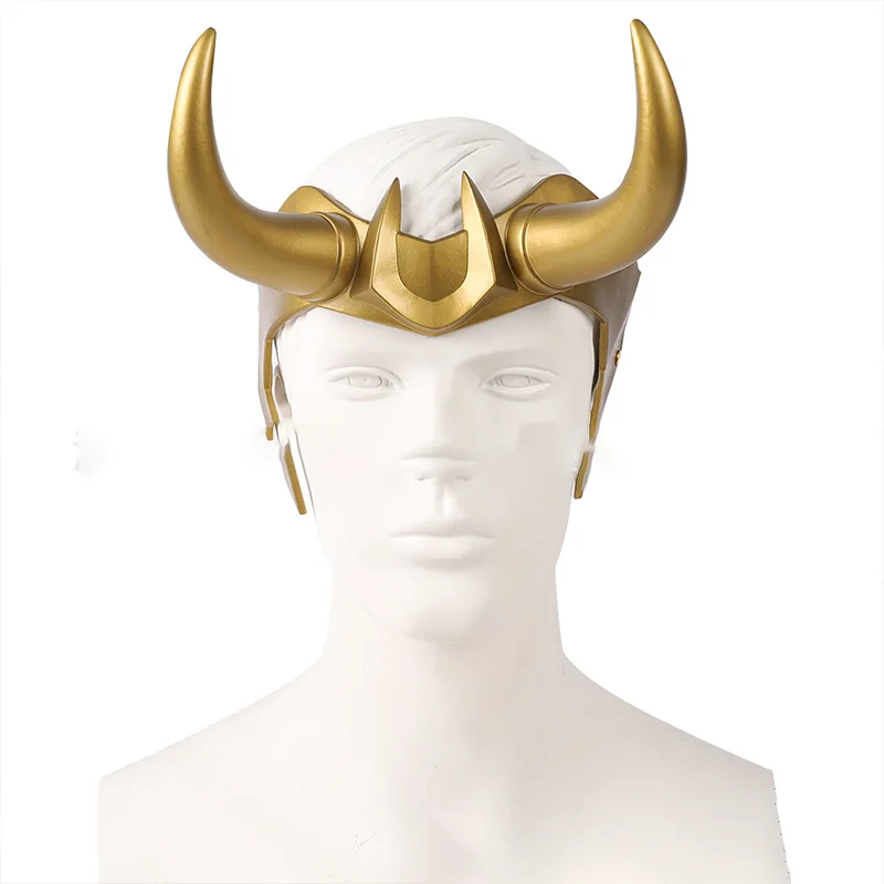 Loki Headwear Mask Loki Cosplay Costume Anime Accessories Latex Pvc Helmet For - £17.56 GBP+