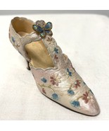 Nostalgia The Right Fit T-Strap Pink Floral Shoe Figurine - £6.03 GBP