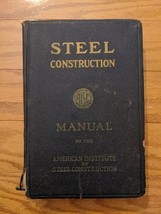 1957 AISC Steel Construction Manual 5th Edition Architects Engineers Eng... - $381.65 MXN