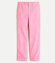New J Crew Women Pink Garment Dye Pocket Unlined Cotton Foundry Pant Sz 2 4 6 - £31.46 GBP