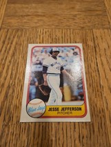 1981 Topps | Jesse Jefferson Pittsburgh Pirates | #419 - $0.99