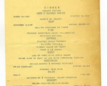 SS Jamaica Merchant Menu 1930&#39;s Jamaica Direct Fruit Line  - £34.95 GBP