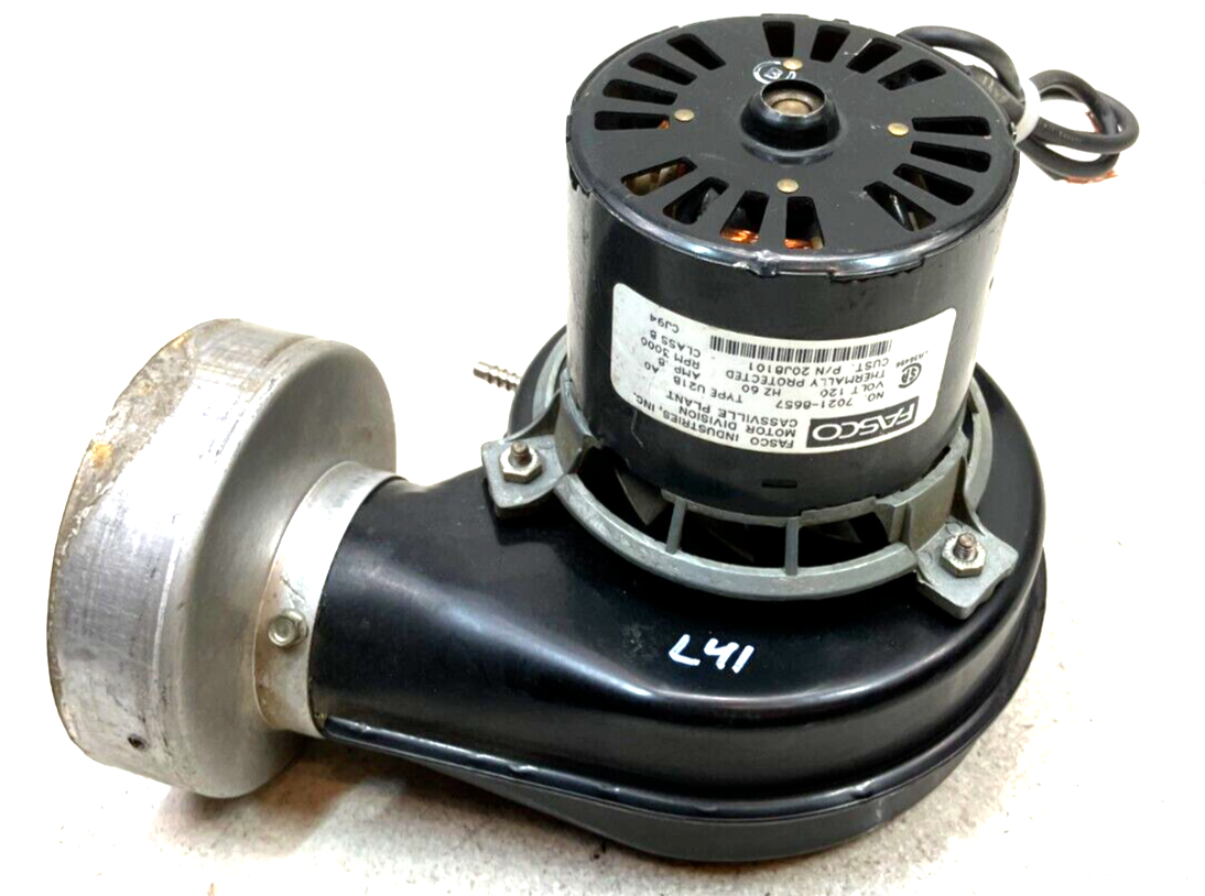 FASCO 7021-8657 Draft Inducer Blower Motor 20J8101 120 V 3000 RPM used  ... - $46.75