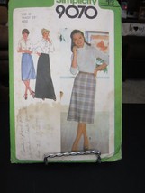 Simplicity 9070 Misses Skirt in 3 Lengths Pattern - Size 10 Waist 25 - £6.21 GBP